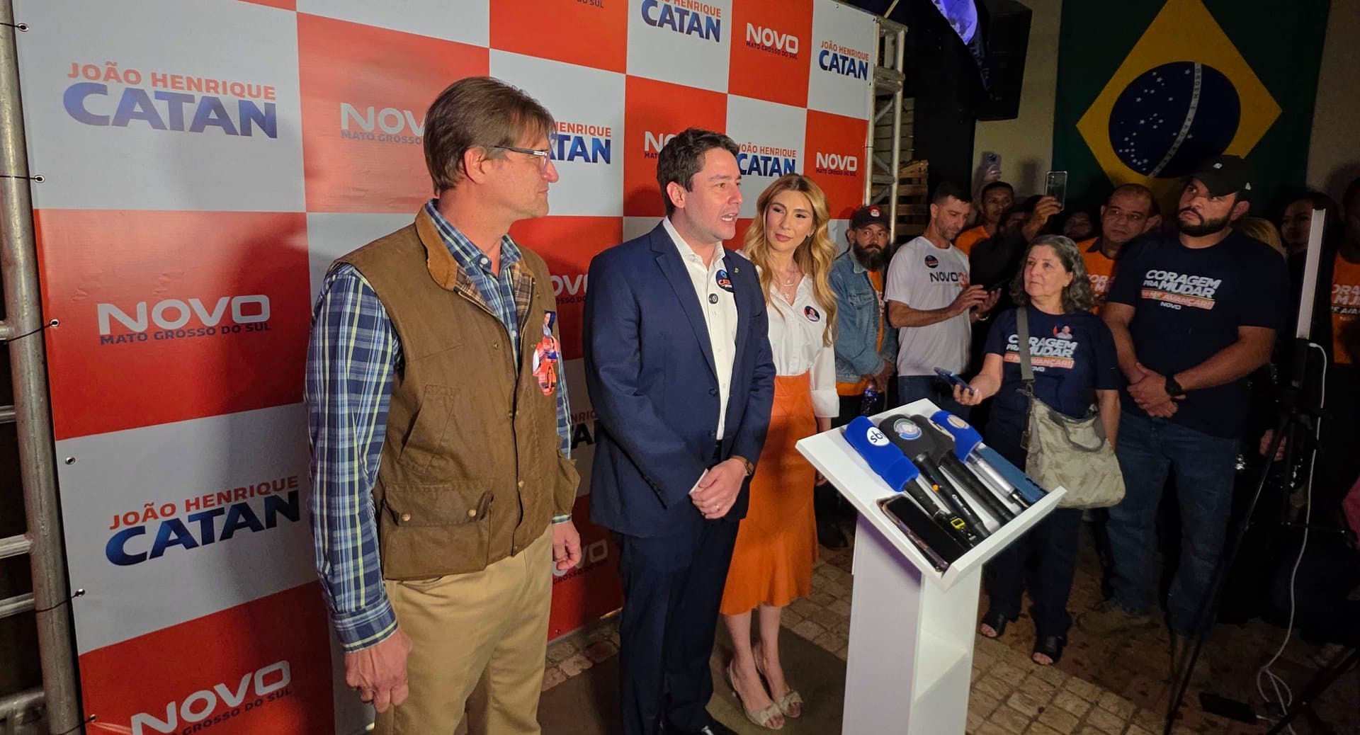João Henrique Catan oficializa candidatura ao Governo de MS e promete “renovar” a política durante convenção do Novo