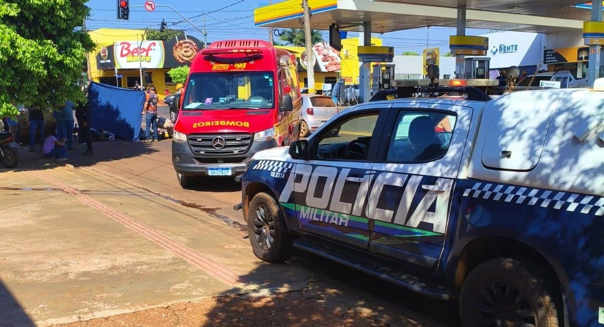 Em menos de 24h, dois acidentes envolvendo motocicletas deixam feridos e mobilizam Polícia Militar e Corpo de Bombeiros