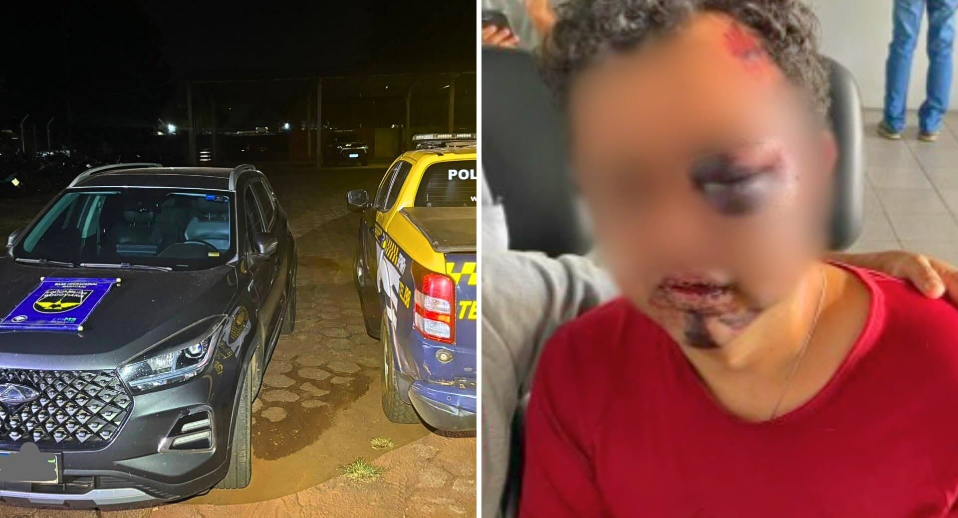 Tiggo roubado após homem ser dopado e espancado é recuperado na MS-162, em Sidrolândia