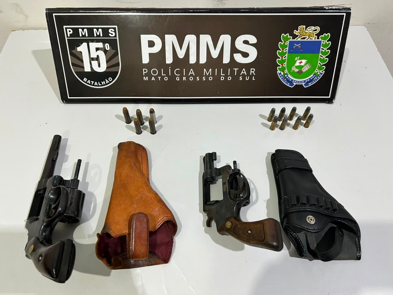 Polícia Militar prende homem de 87 anos com dois revólveres e munições em Maracaju