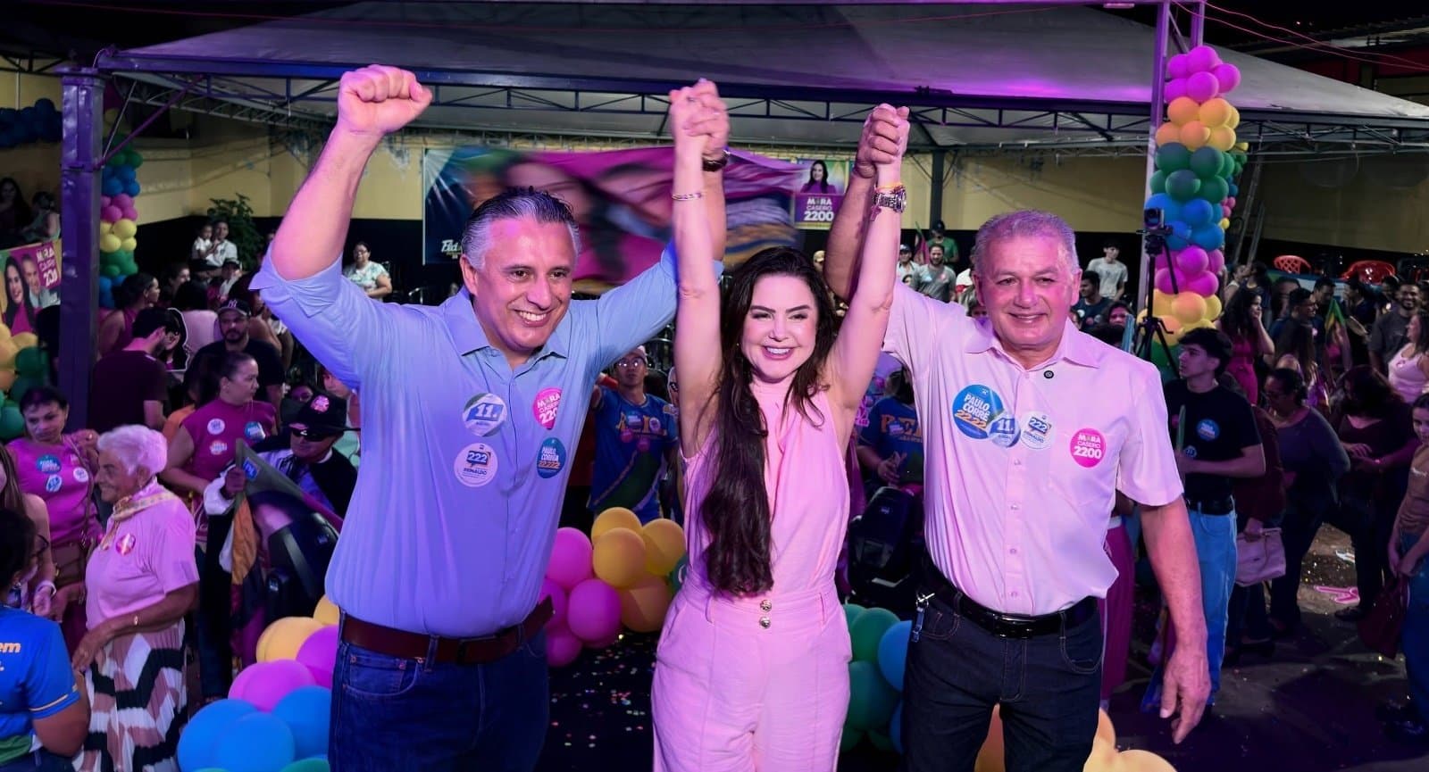 Mara Caseiro ganha força em Maracaju com apoio de Rener Barbosa e Joãozinho